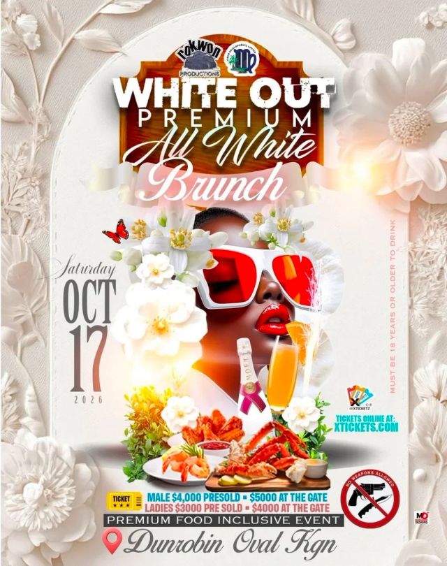 WHITE OUT PREMIUM All White Brunch