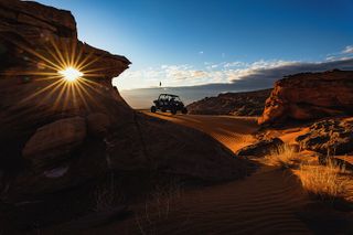 Greater Zion: Sunset UTV Tour at Sand Hollow