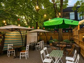 Back Patio at Pik Thai Restaurant