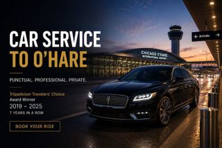 O'Hare Airport Transfer to Chicago, Curbside - Luxury SUV