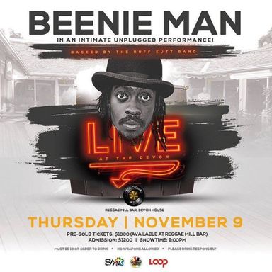 Beenie Man Live at the Devon