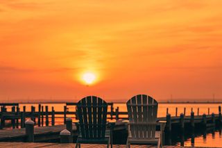 2-Hour Sunset Pontoon Boat Rental in Chincoteague Island, VA