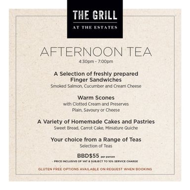 Afternoon Tea – The Grill at The Estates 🫖