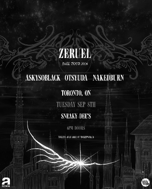 Zeruel w/ Mezmer, ASkySoBlack & ​Otsyuda at Sneaky Dee's