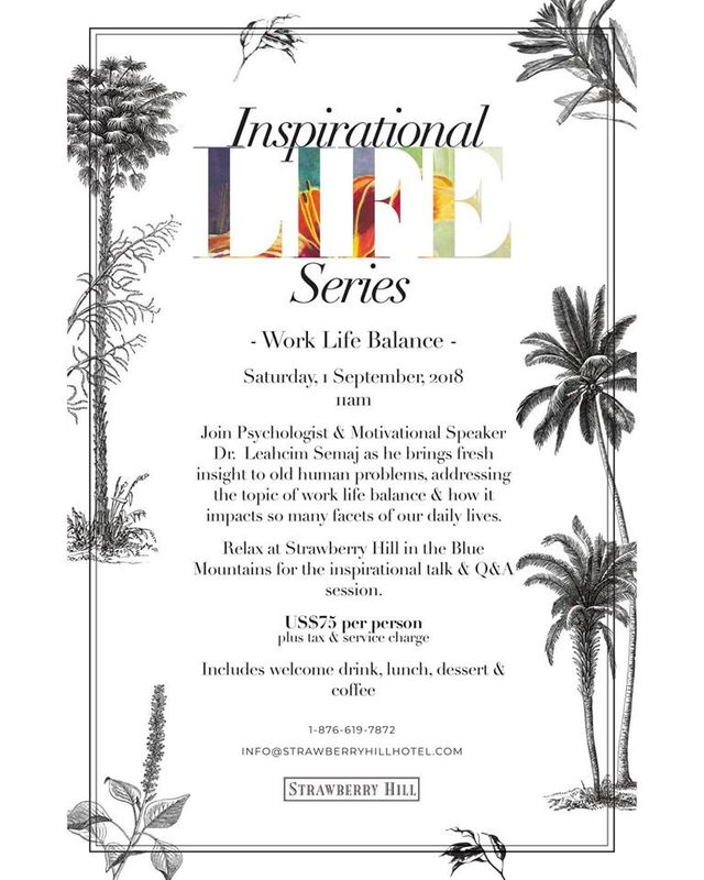The Inspirational Life Series at Strawberry Hill