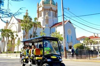 St. Augustine Private Tour on Premium Electric Cart with Pick Up