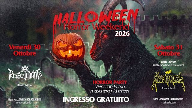 HALLOWEEN HORROR PARTY 2026 - INGRESSO GRATUITO @Headbangers Pub