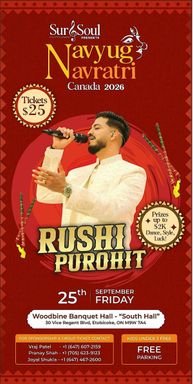 Navyug Navratri Festival 2026 with Rushi Purohit - September 25, 2026