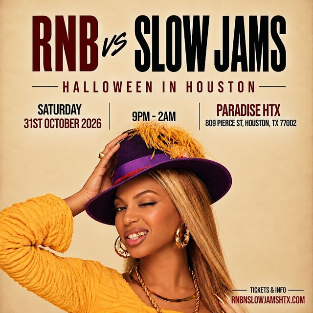 RNB vs SLOW JAMS HTX - Halloween In Houston