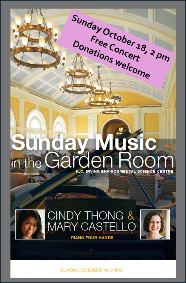 Garden Room Piano Recital