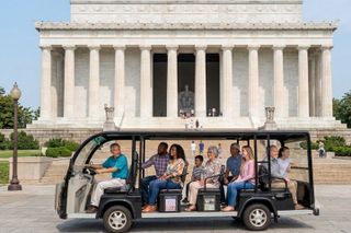 DC History & Monuments Open Air Guided Small Group Cart Tour