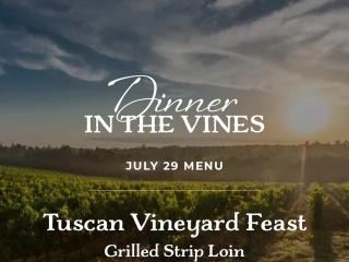 Dinner in the Vines