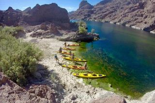 Hoover Dam Kayak Tour with Shuttle - Hot Springs and Emerald Cave