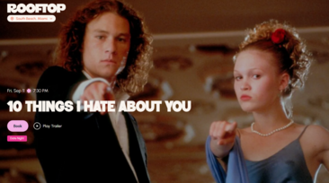 Rooftop Cinema Club Presents 10 Things I Hate About You