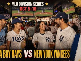 Yankees vs Rays MLB Division Series at Grails