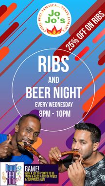 Ribs & Beer Night