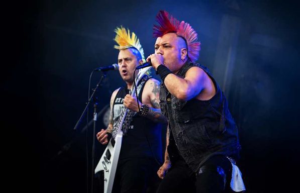 The Casualties with Crazy & the Brains
