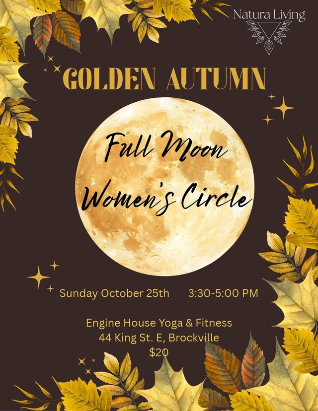 Golden Autumn Full Moon Womens Circle