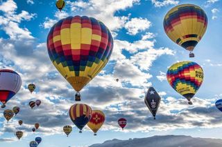 Albuquerque Hot Air Balloon Ride at Sunrise