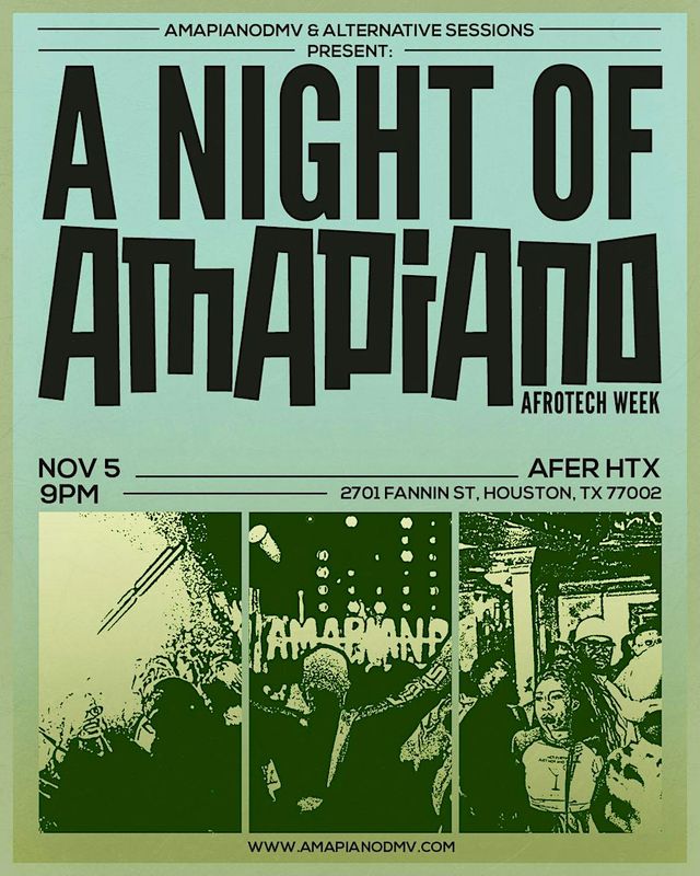 A NIGHT OF AMAPIANO - AFROTECH WEEKEND