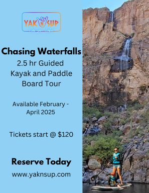 Chasing Waterfalls 2.5 Hour Guided Kayak and/or Paddle Board Tour