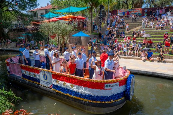 Salute at Sunset River Parade July 6th