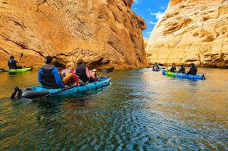 Antelope Canyon Pedal Kayak and Swim a Slot Canyon Tour