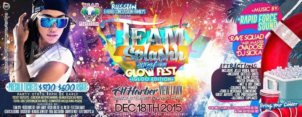 Team Splash String Bikini Glow Fest: Igloo Edition