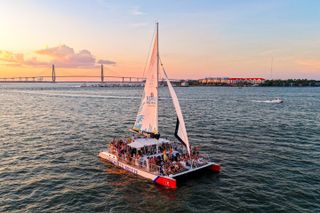 Charleston Iconic Sunset Sail - Lux Catamaran w/Bar & Bathrooms