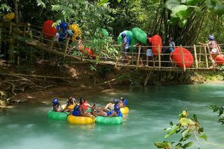 Jungle River Tubing and Beach Adventure with Transportation