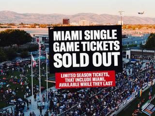 San Diego FC at Inter Miami CF at Nu Stadium