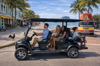 Six Passenger Golf Cart Rental in Key West - Downtown