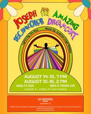 Joseph and the Amazing Technicolor Dreamcoat — Old Confidence Lodge | South Shore's Historic Event Venue | Nova Scotia
