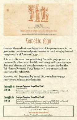 Great Huts Kemetic Yoga Weekend