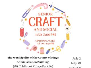 Senior Social and Craft