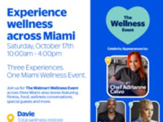 Walmart Wellness Event - Chef Adrienne Calvo & NBA All-Star Victor Oladipo