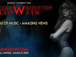 Haunted W Miami Rooftop Halloween Party