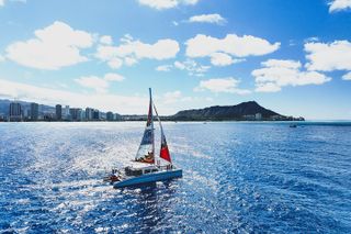 Waikiki Catamaran Snorkel with Lunch Option: Turtles Guaranteed