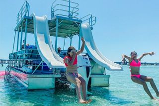 Full Day Double Decker Pontoon Rental in Okaloosa Island