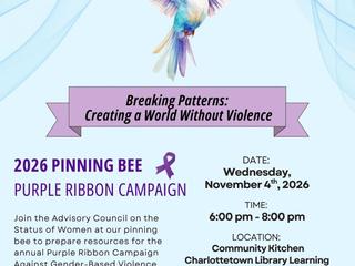Purple Ribbon Pinning Bee 2026