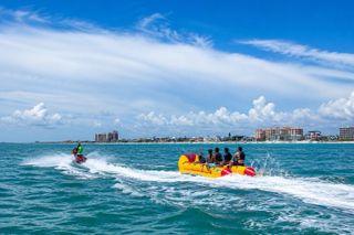 Banana Boat Fun Ride at Shephard's Beach Resort Clearwater Beach