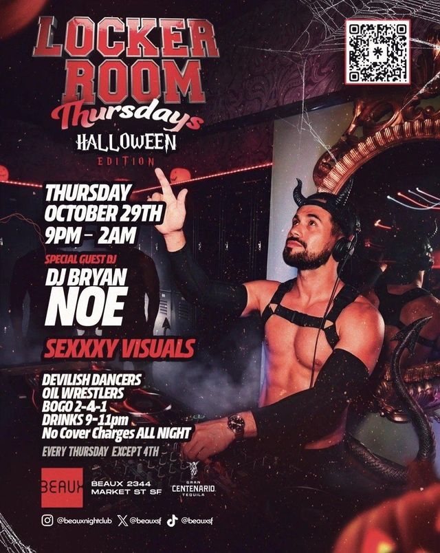 “LOCKER ROOM” Thursdays : HALLOWEEN EDITION