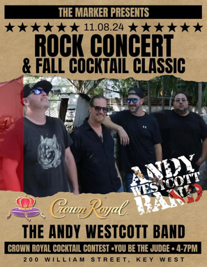 The Marker’s Fall Crown Royal Cocktail Bartender Battle & Live Music by The Andy Westcott Band!