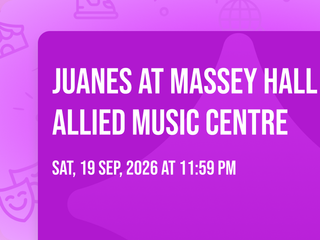 Juanes at Massey Hall - Allied Music Centre