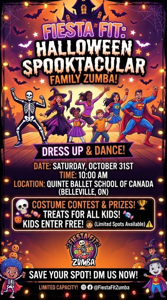 HALLOWEEN SPOOKTACULAR FAMILY ZUMBA