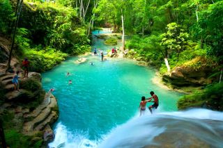 Blue Hole and Bamboo Rafting Ocho Rios
