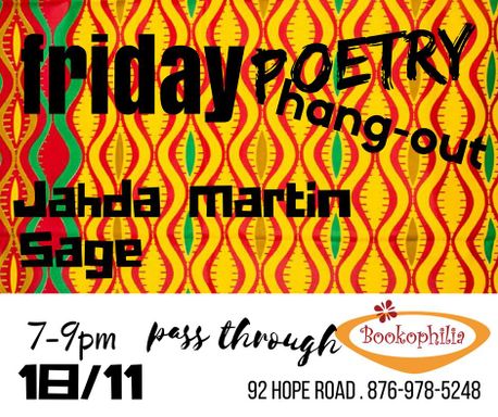 Poetry Hang-Out - Jhada Martin and Sgae