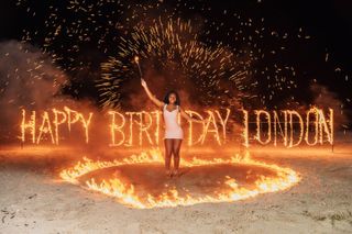 Birthday Fire Show experience in Montego Bay