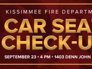 Kissimmee Fire Car Seat Check Event