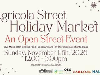 Agricola Street Holiday Market 2026